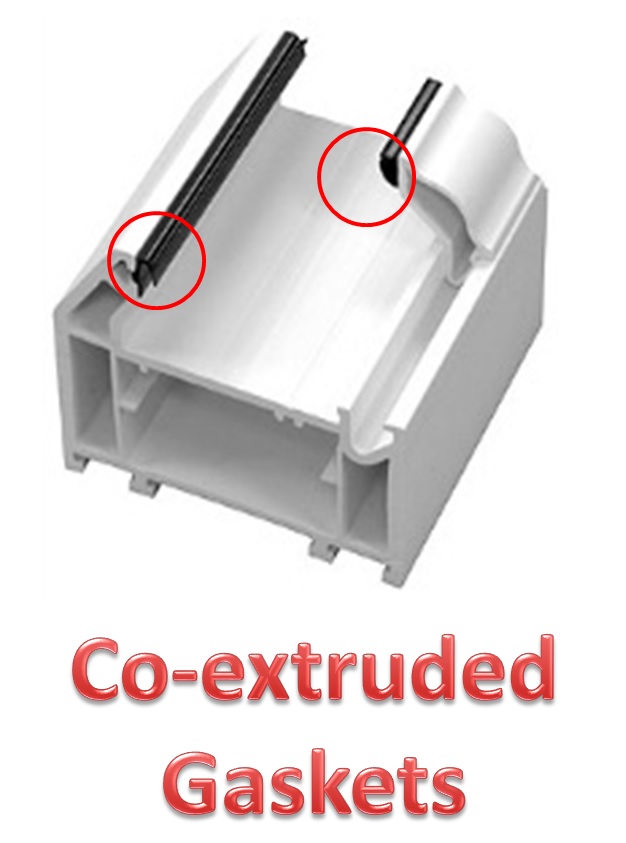 Co-Extruded Gasket made of high quality Silicone / TPE (Thermoplastic Elastomer)